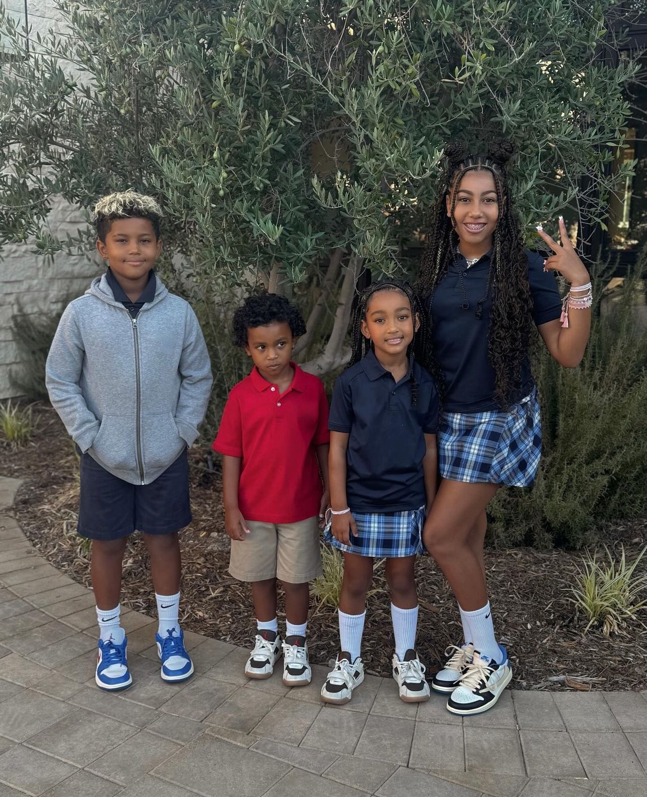 North, Saint, Chicago, Psalm, sibling squad