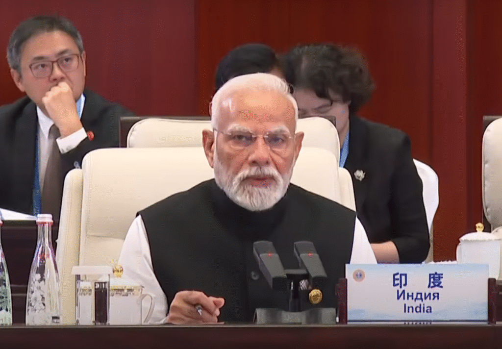 PM Modi’s remarks during the SCO Summit in Tianjin, China:X/@narendramodi